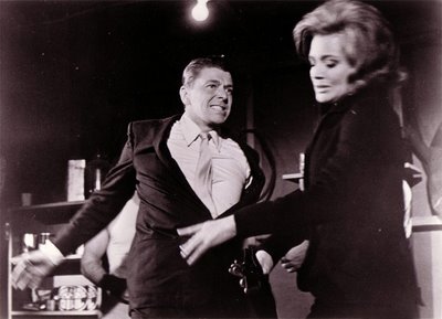 Ronald Reagan hitting a girl